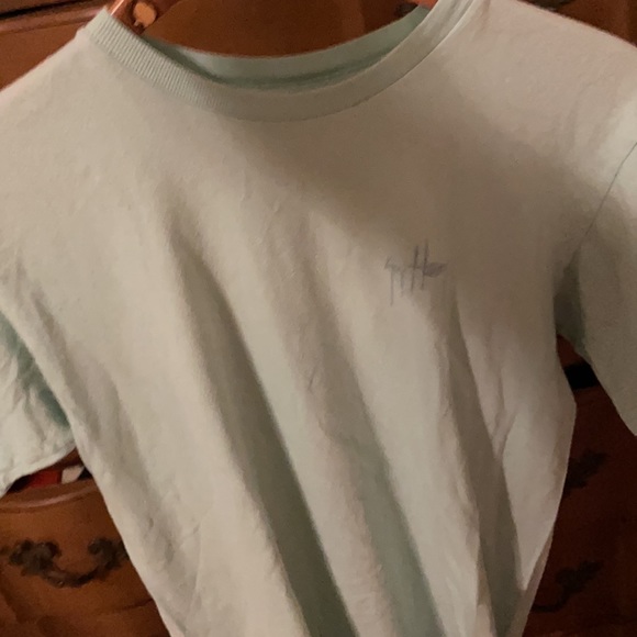 Guy Harvey shirt aqua Small short sleeve - Picture 2 of 16